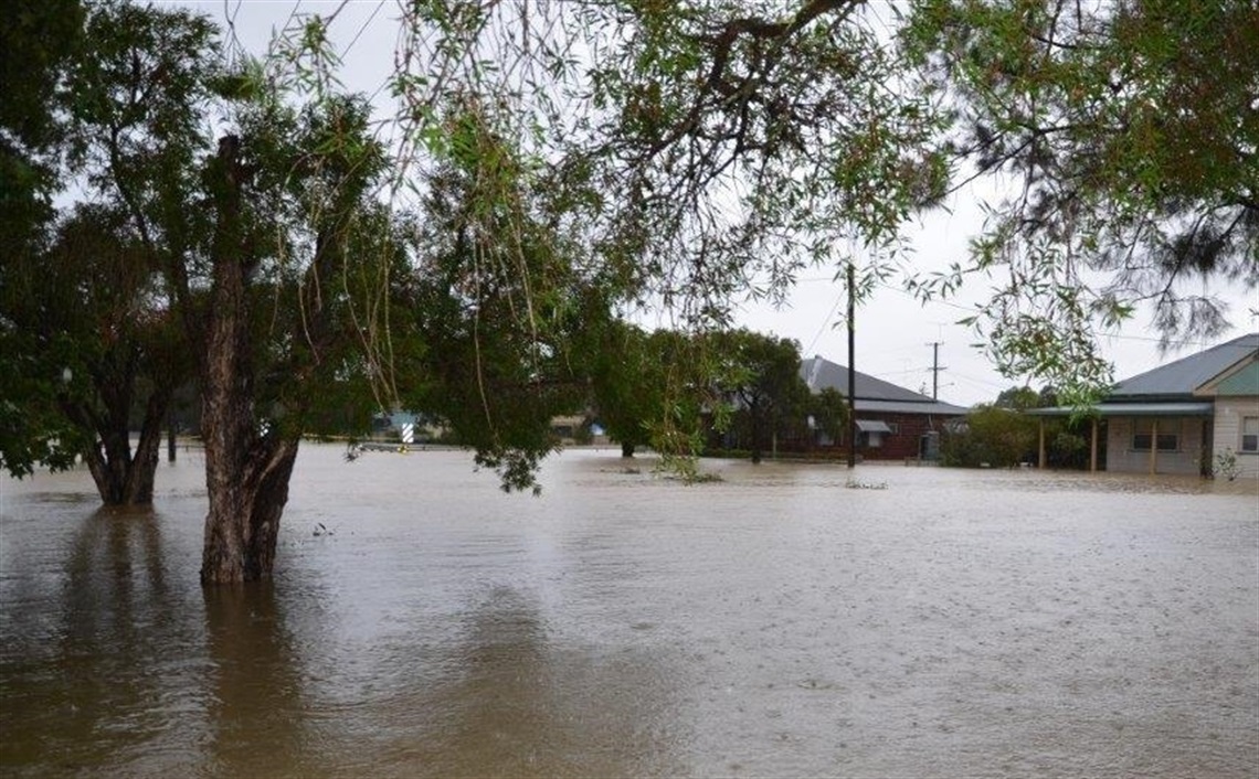 Image of a flooded street