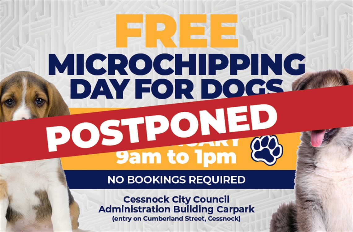 January 2022 Microchipping Day POSTPONED due to COVID-19