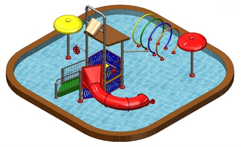Cessnock Pool Splash Pad Design
