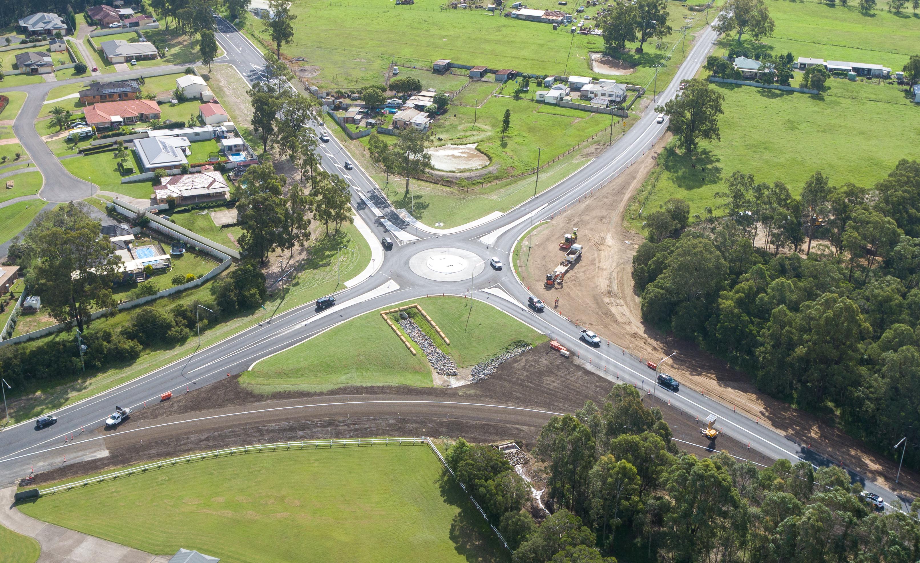 Hart Road Roundabout 