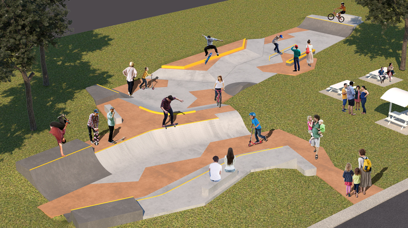 Image of Millfield Skatepark design