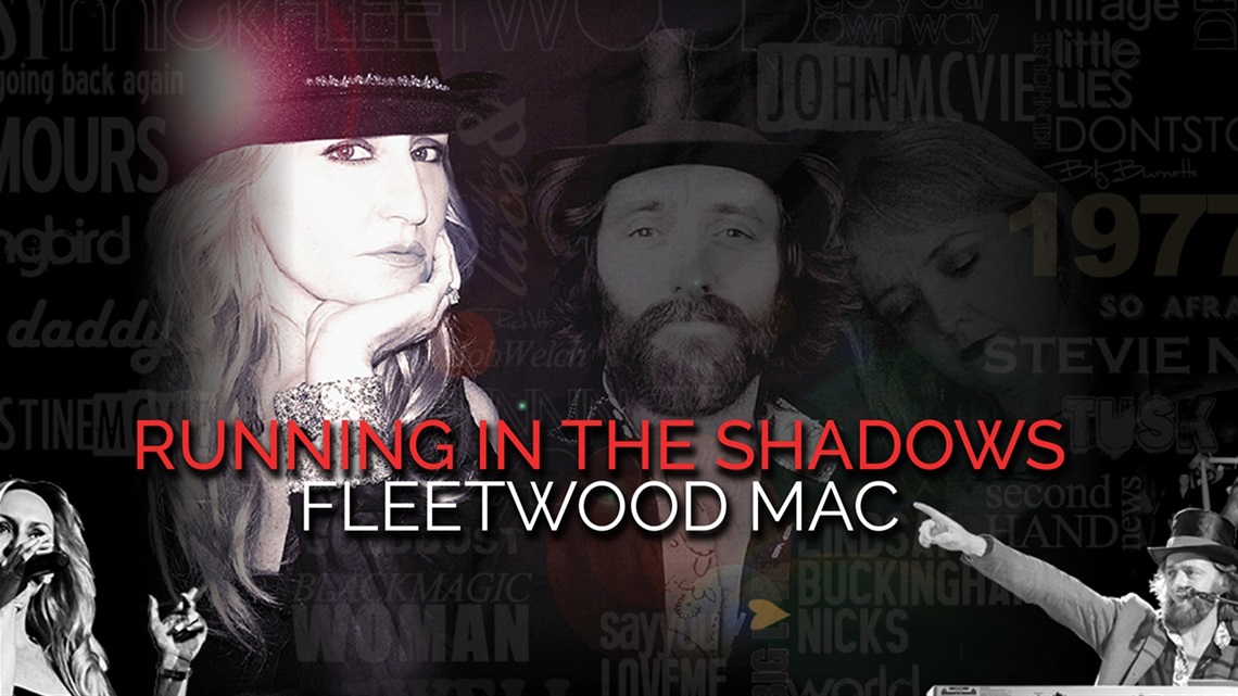 Promotional poster for the Running in the Shadows show