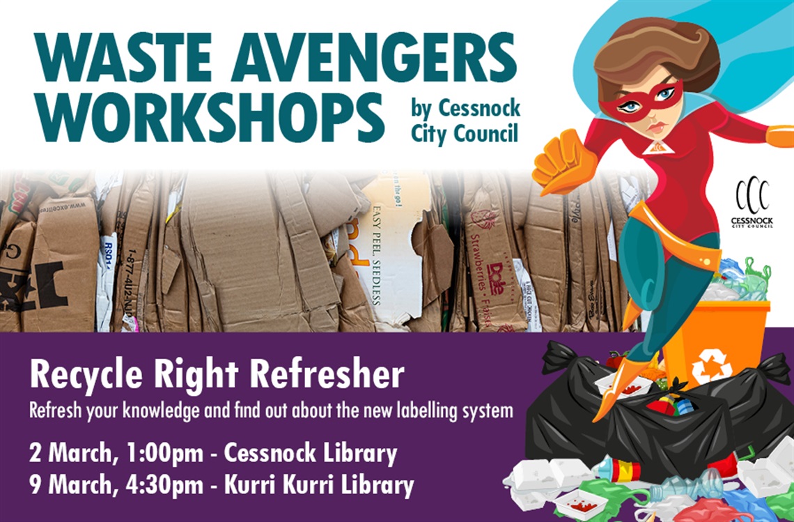 Waste Avengers 'Recycle Right Refresher' event