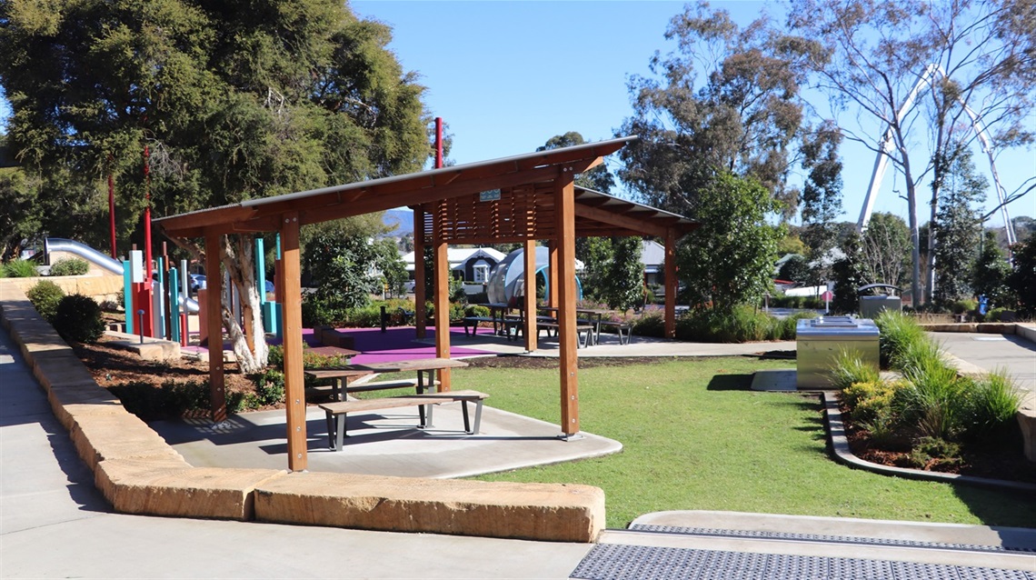 Bridges Hill Park BBQ facilities