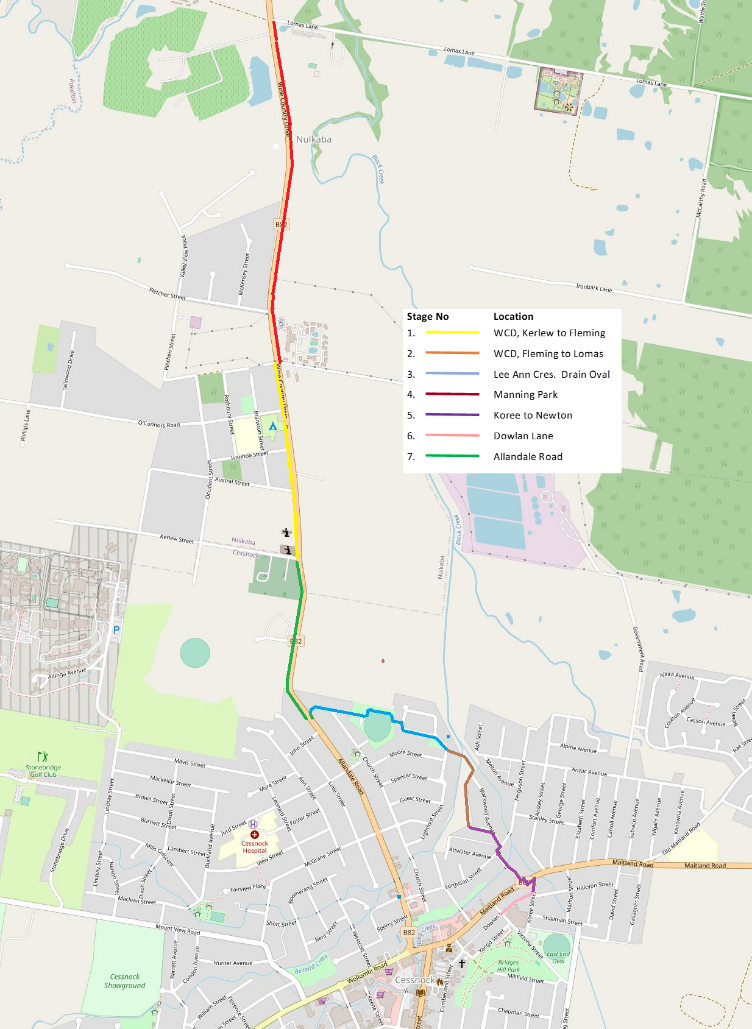 Bridges hill to wine country path map.png