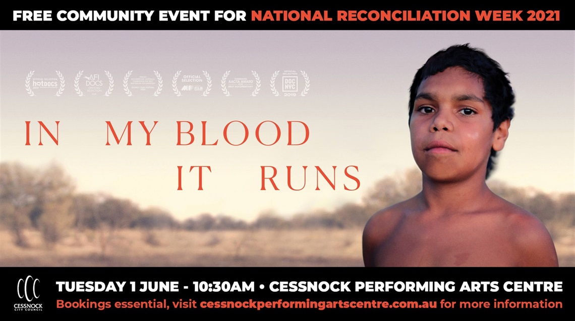 'In My Blood it Runs' film screening at CPAC on Tuesday 1 June 2021