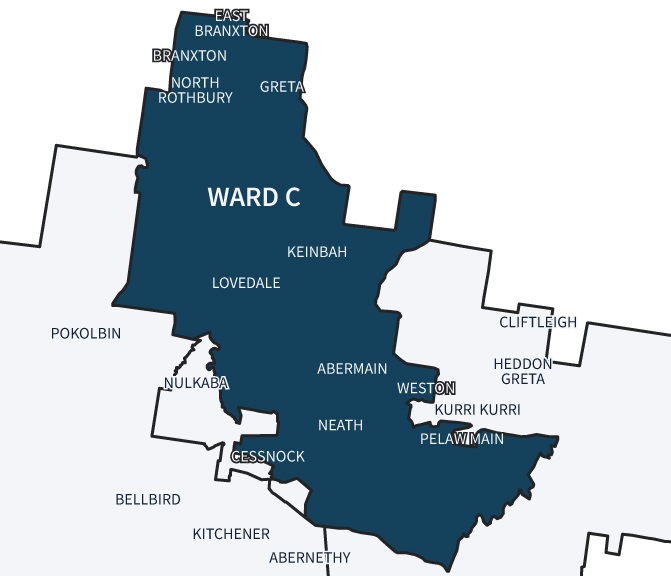 Map of Council Ward C Boundary 