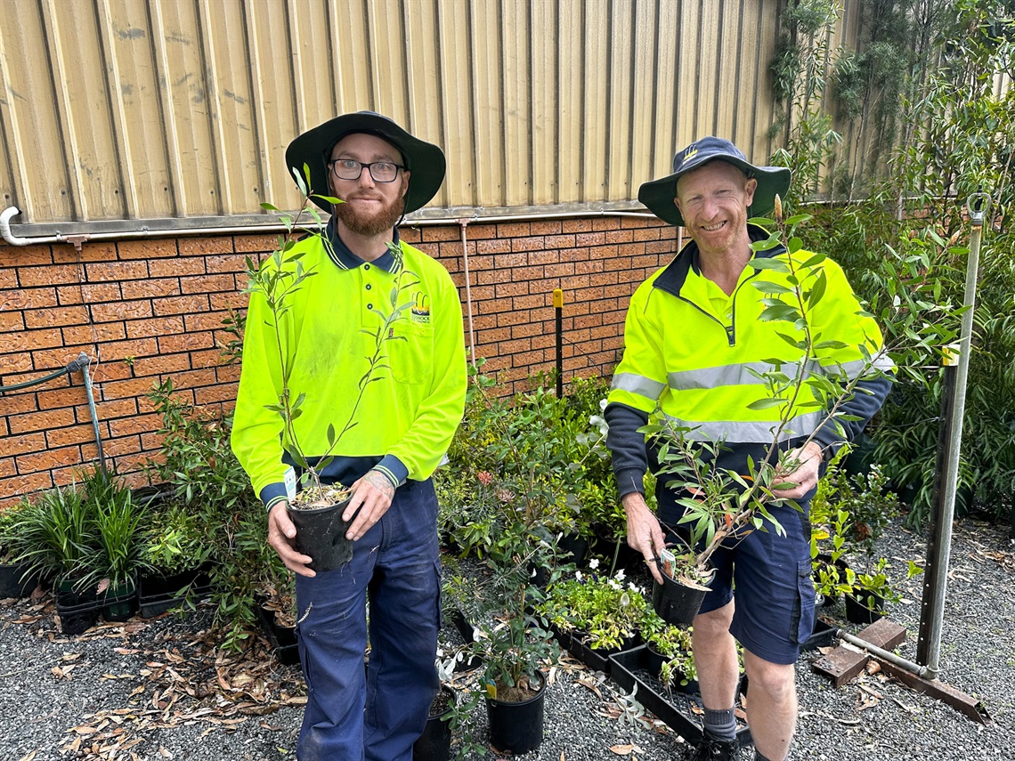 Native Plant Giveaway_Bryan and Adam from the gardens team.jpg